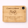 planche apero en bois rectangle arrondi l'apero se deguste